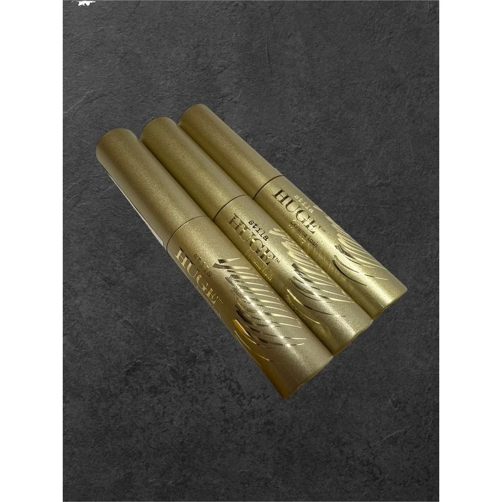Stila HUGE Extreme Lash Mascara Lot of 3 0.2oz Black New Volumizing Lengthening